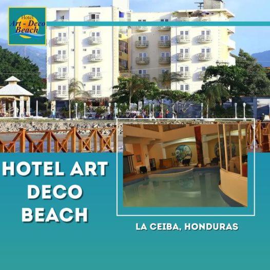 Hotel Art Deco Beach La Ceiba Buitenkant foto