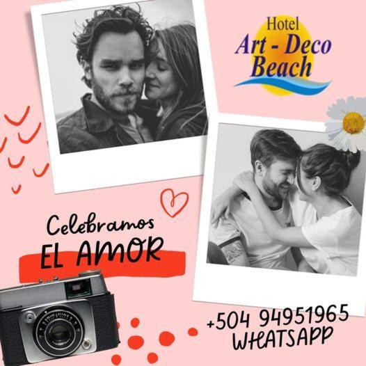 Hotel Art Deco Beach La Ceiba Buitenkant foto